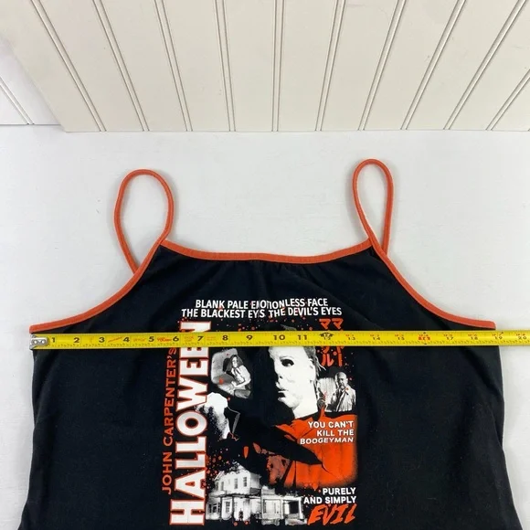 Ripple Junction John Carpenter’s Halloween Movie Graphic Black Tank Top Shirt XL - Picture 8 of 9